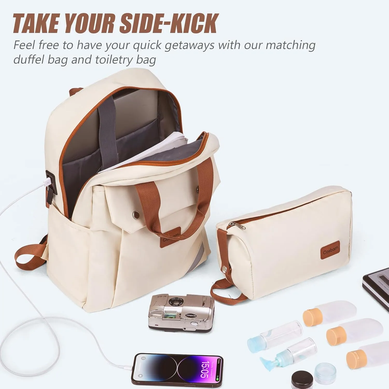 Luggage Sets 5 Piece Suitcases with Wheels, Suitcase Set ABS Hard Case Luggage with TSA Lock Spinner Wheels Durable Travel Luggage(Beige, 5-Piece Set(20"/24"/28"))