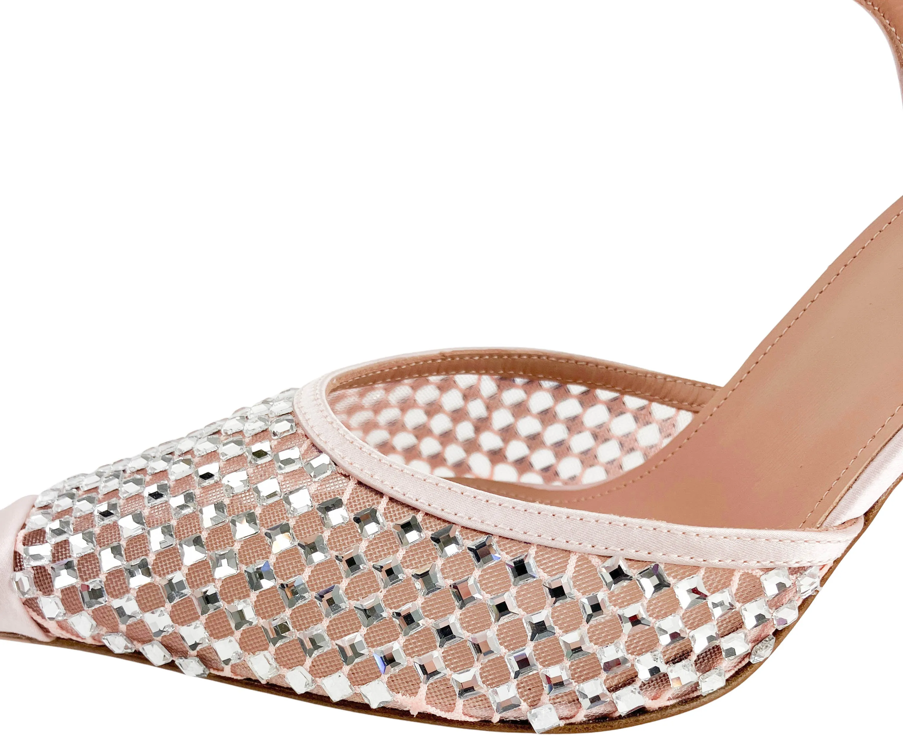 Malone Souliers Vega Heeled Mule in Sakura