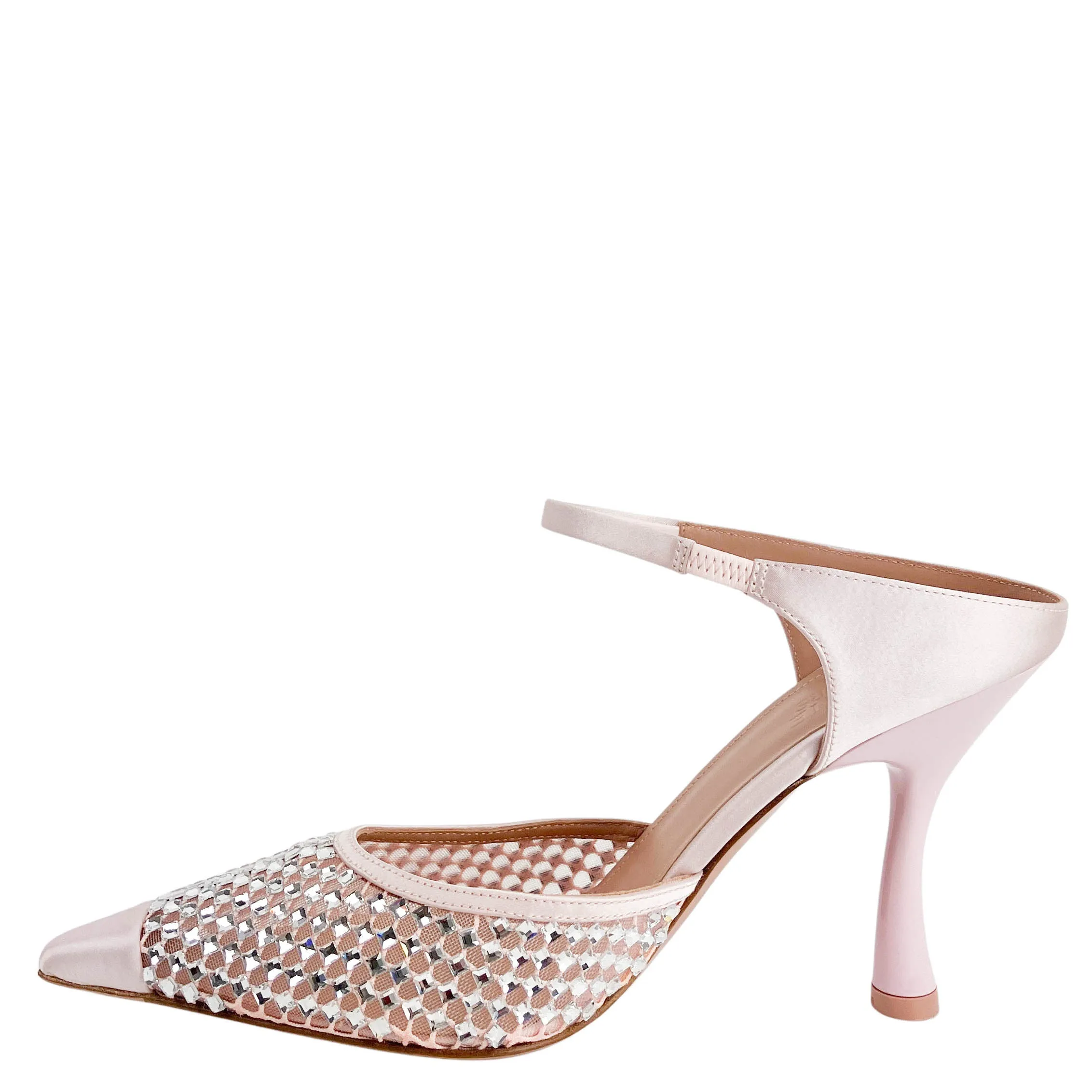 Malone Souliers Vega Heeled Mule in Sakura
