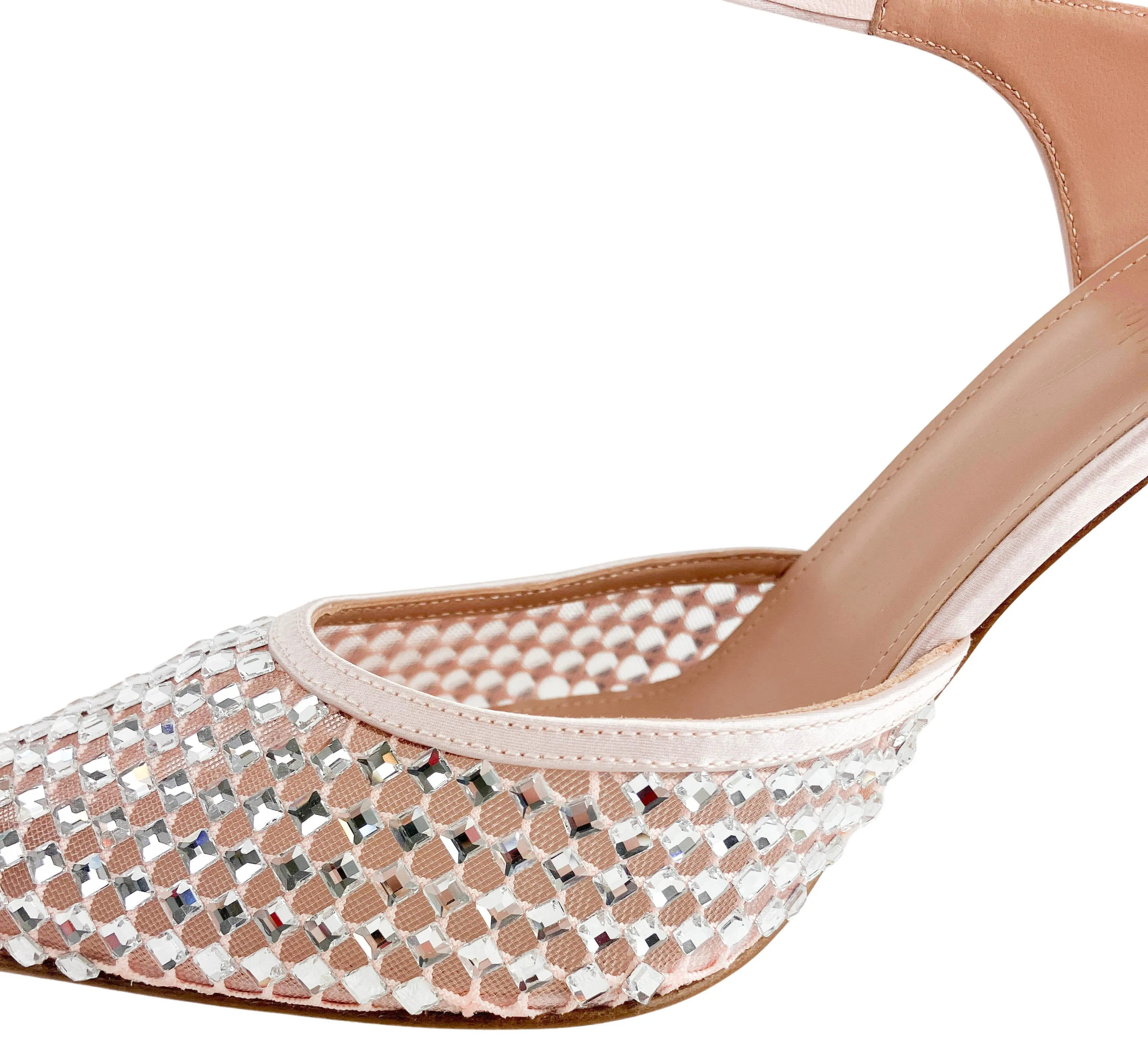 Malone Souliers Vega Heeled Mule in Sakura