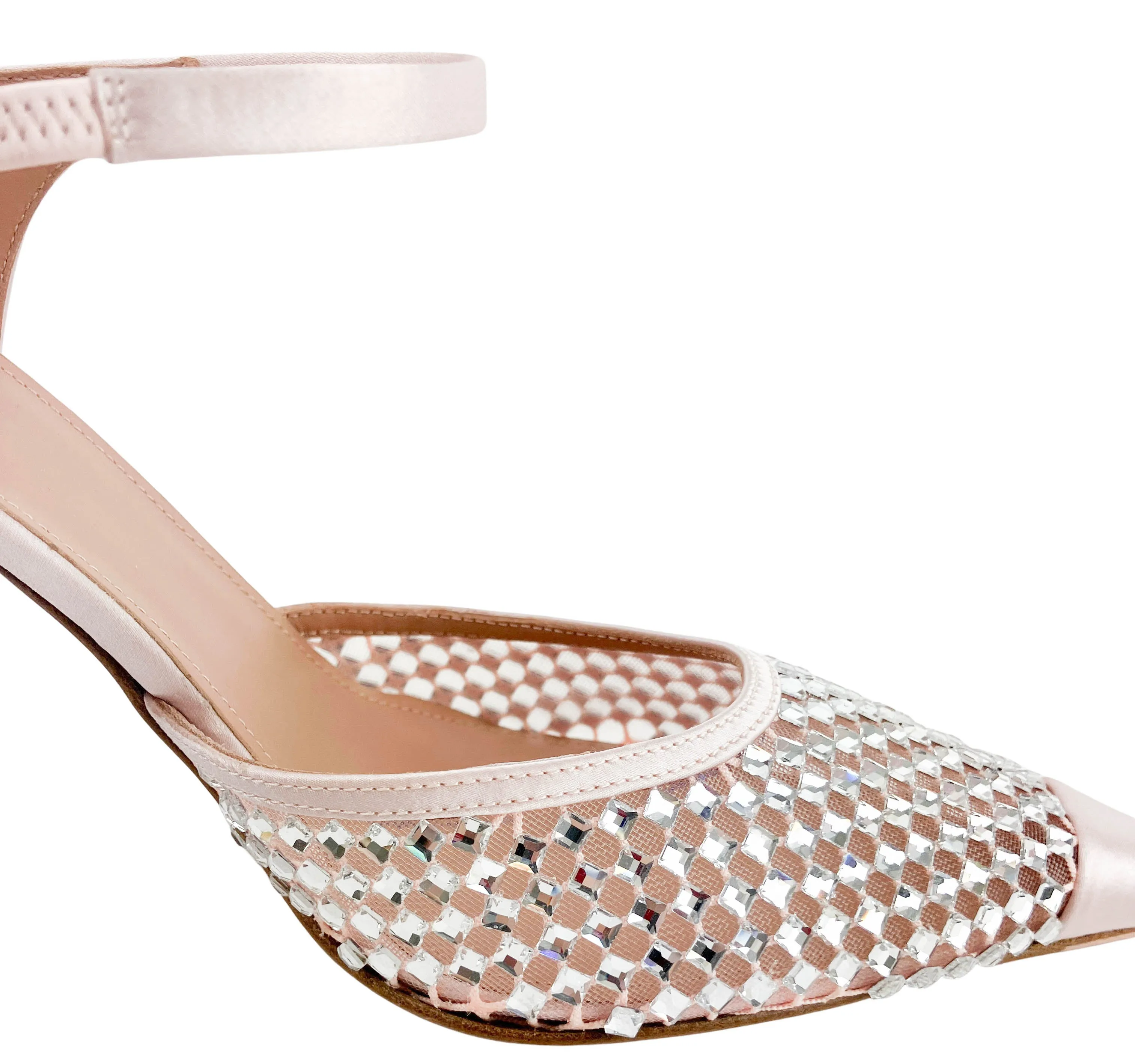 Malone Souliers Vega Heeled Mule in Sakura