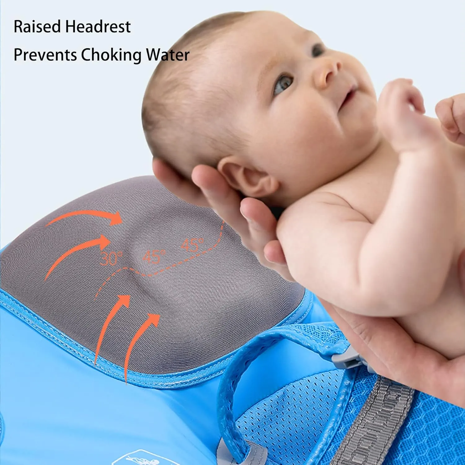 Mambobaby Floats with Canopy &Tail, Non-Inflatable Baby Float for Pool Add Tail Avoid Flip Swim Trainer Baby Floats for Toddler Boys Girls(Narwhal-Pink)