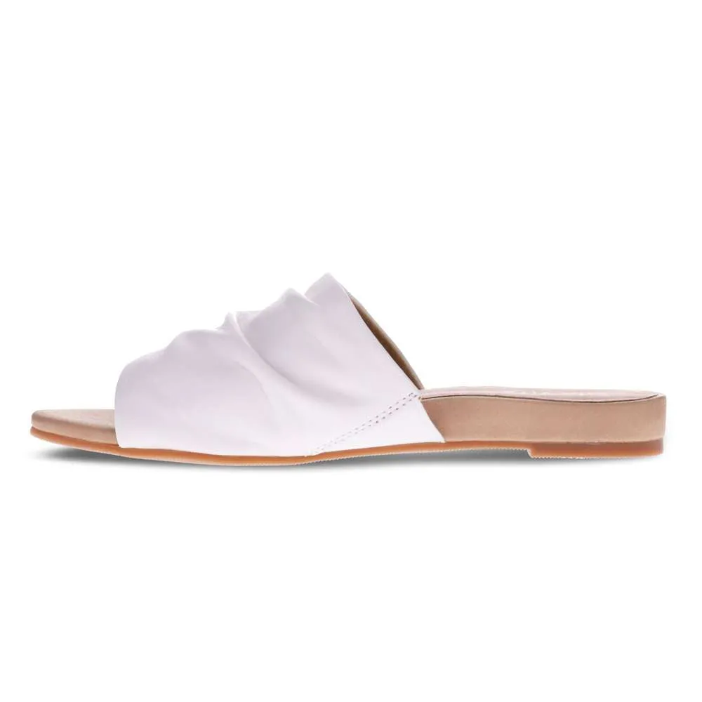 Maple Slide Sandal - White