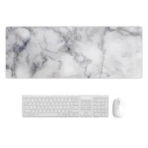 Marble Rubber Mouse Pad Durable & Stylish