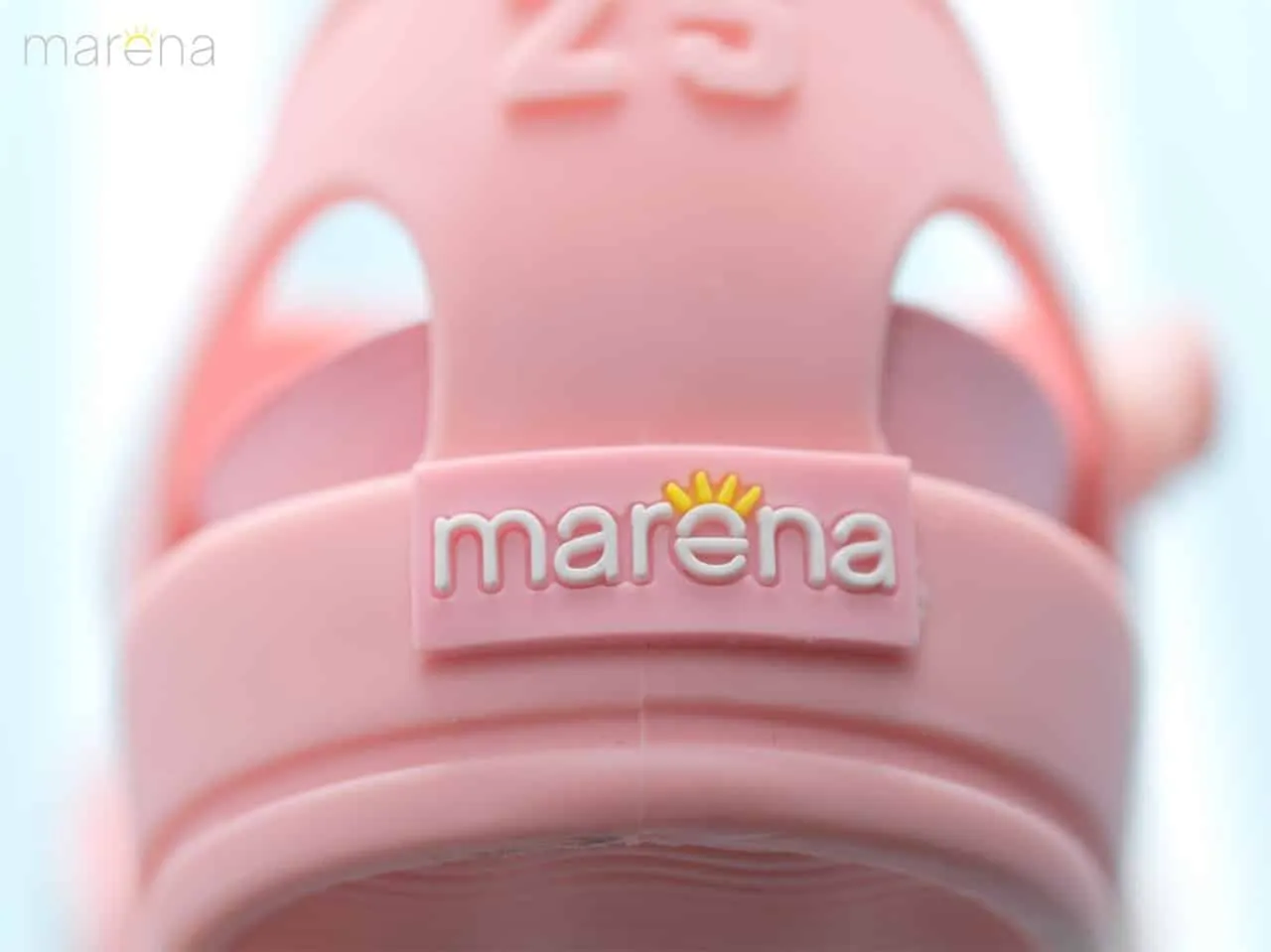 Marena Matt Pastel Jelly Sandals - Pink