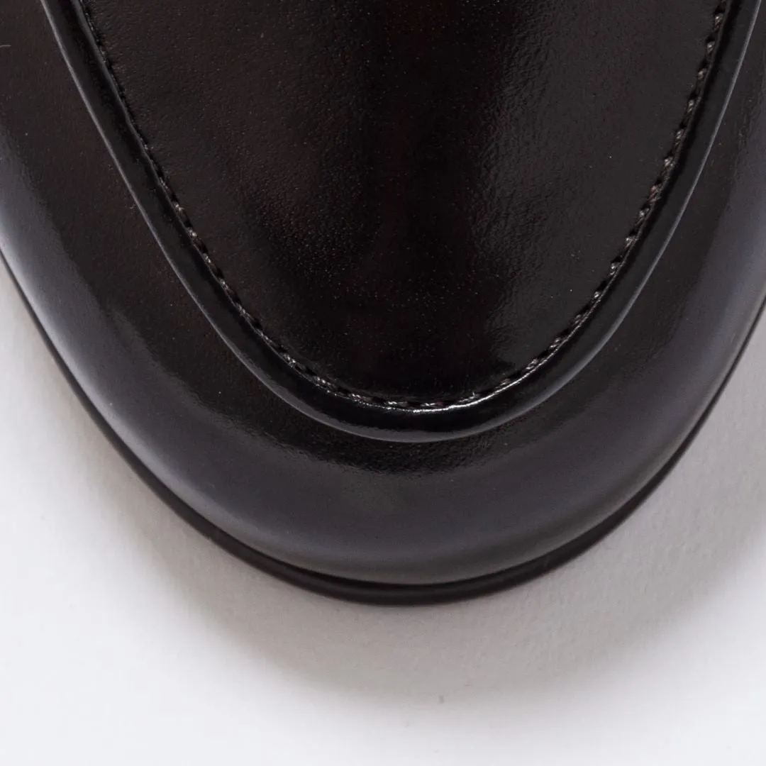 Men's Black Leather Milano Loafer From Del Toro Shoes