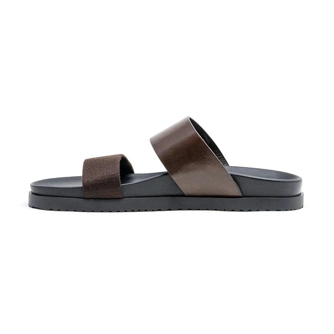 Men's Brown Cinturini Sandal From Del Toro Shoes
