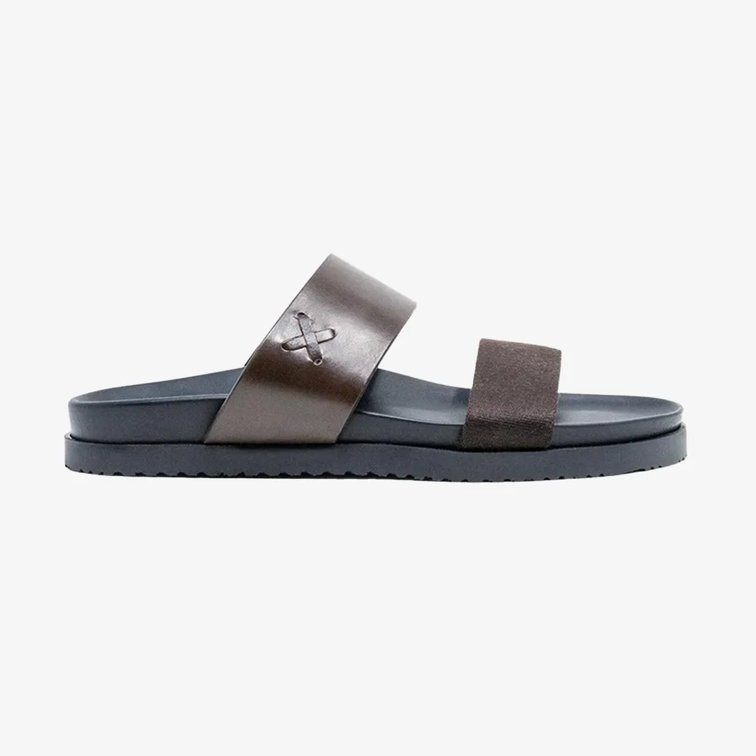Men's Brown Cinturini Sandal From Del Toro Shoes