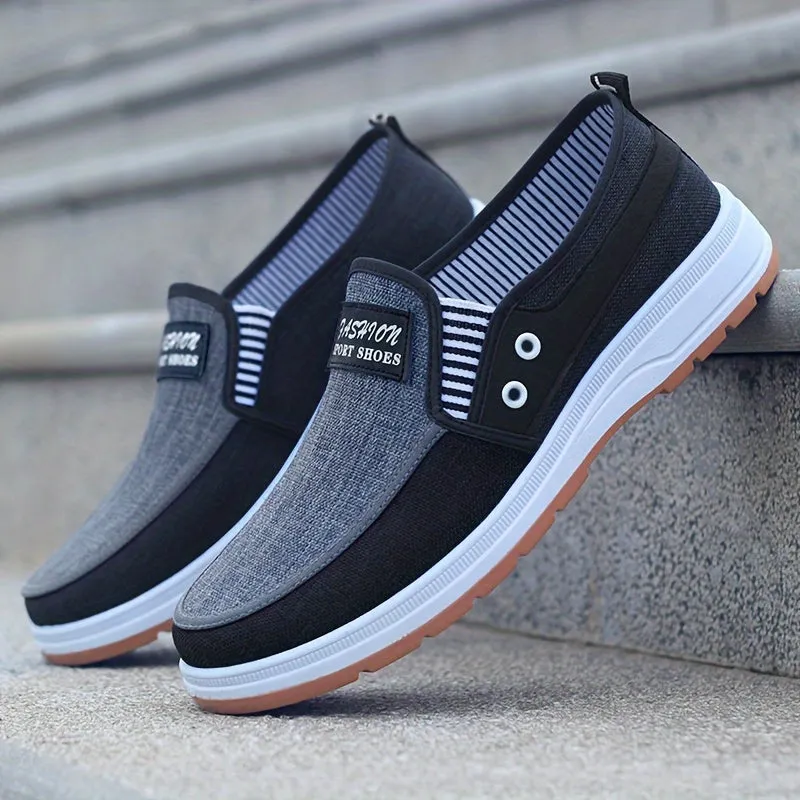 Men's Casual Low Top Shoes  | Lightweight Loafer Vibrant Blue Or Black