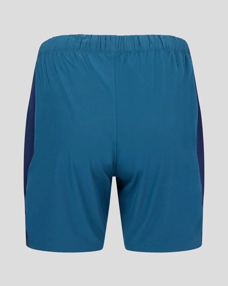 Men’s England Cricket Woven Training Shorts - Blue, Durable Woven Training Shorts for Men