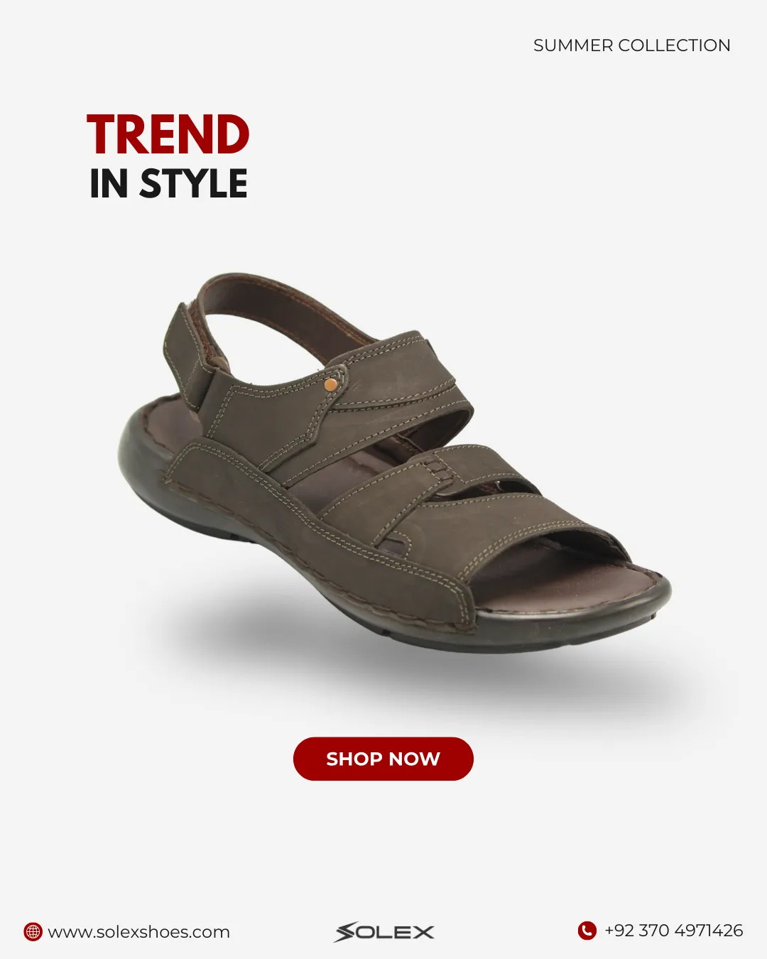 Men's Leather Sandal ( Medicated )