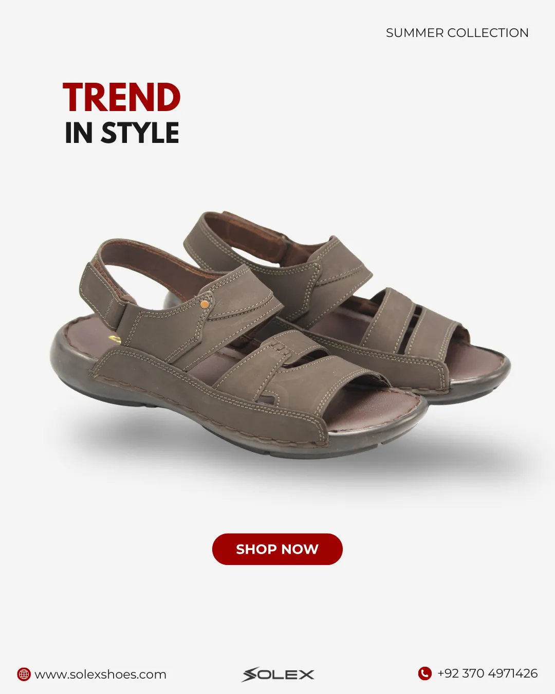 Men's Leather Sandal ( Medicated )