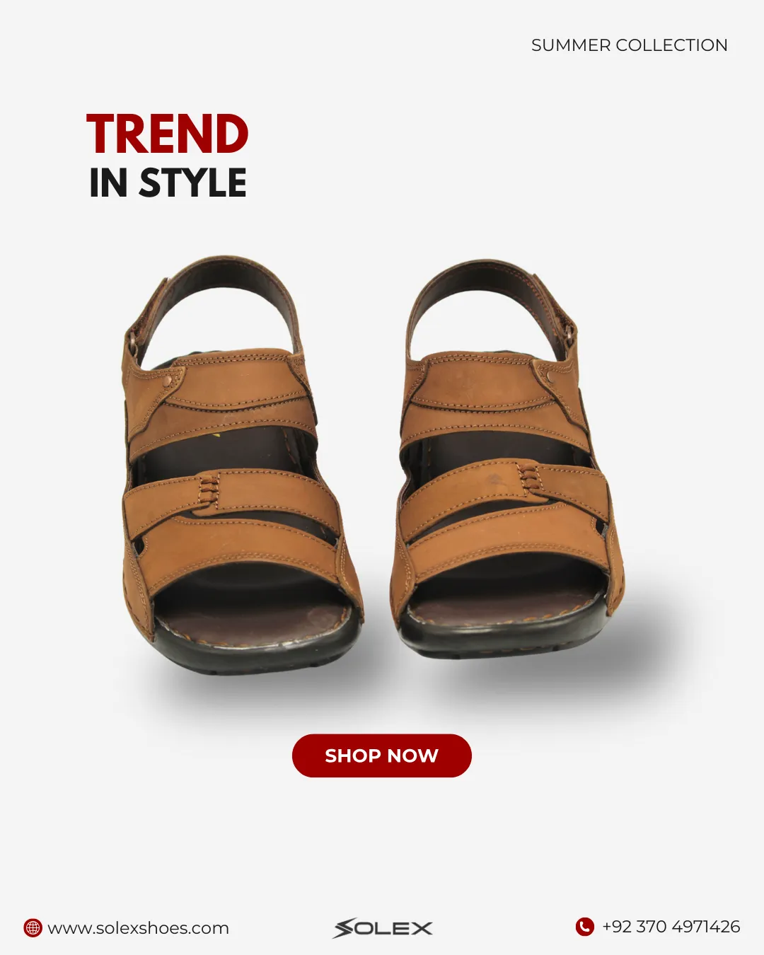 Men's Leather Sandal ( Medicated )