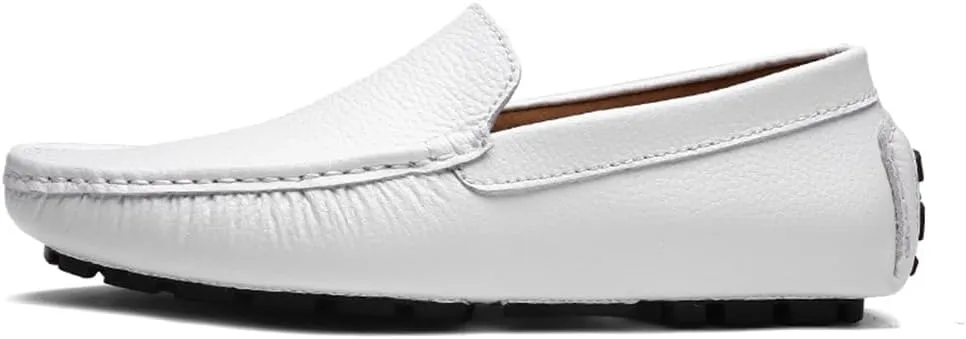 Men's Penny Loafers Moccasin Driving Shoes Slip On Flats Boat Shoes
