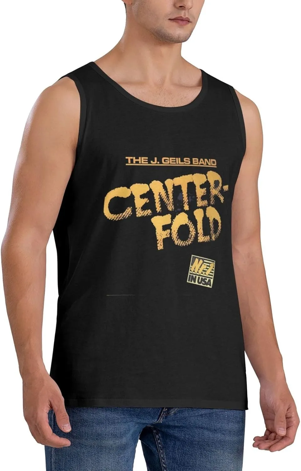 Men's Quick-Drying Cotton Sleeveless Shirt Versatile Close-Fitting Durable Rround Neck Singlet