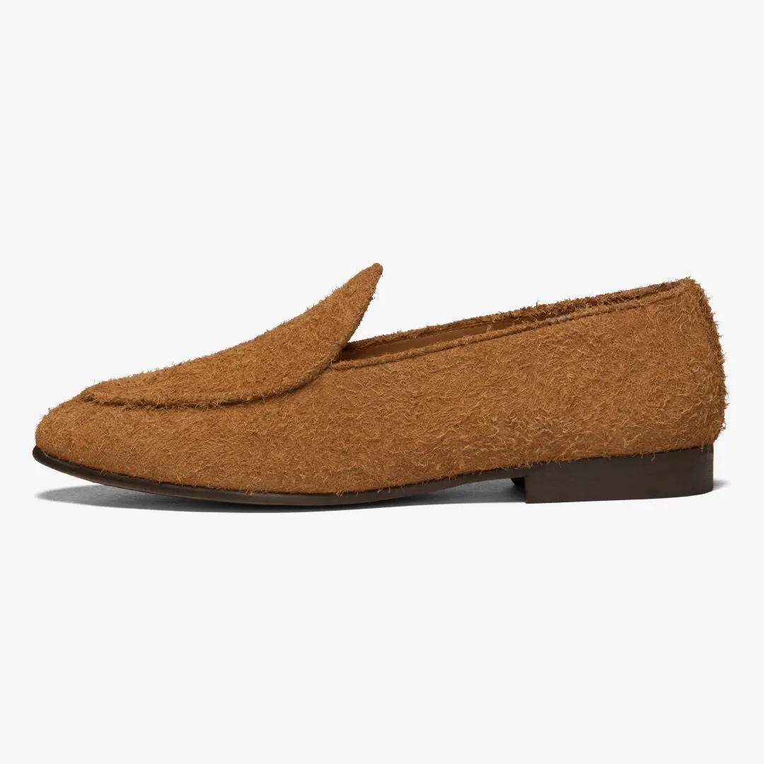 Men's Teddy Textured Suede Milano Loafer From Del Toro Shoes
