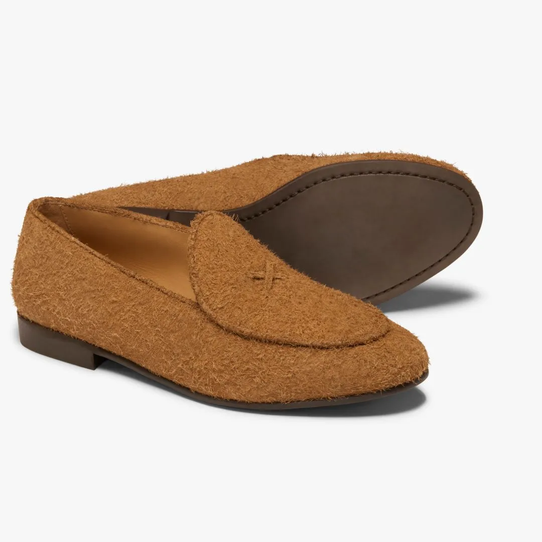 Men's Teddy Textured Suede Milano Loafer From Del Toro Shoes