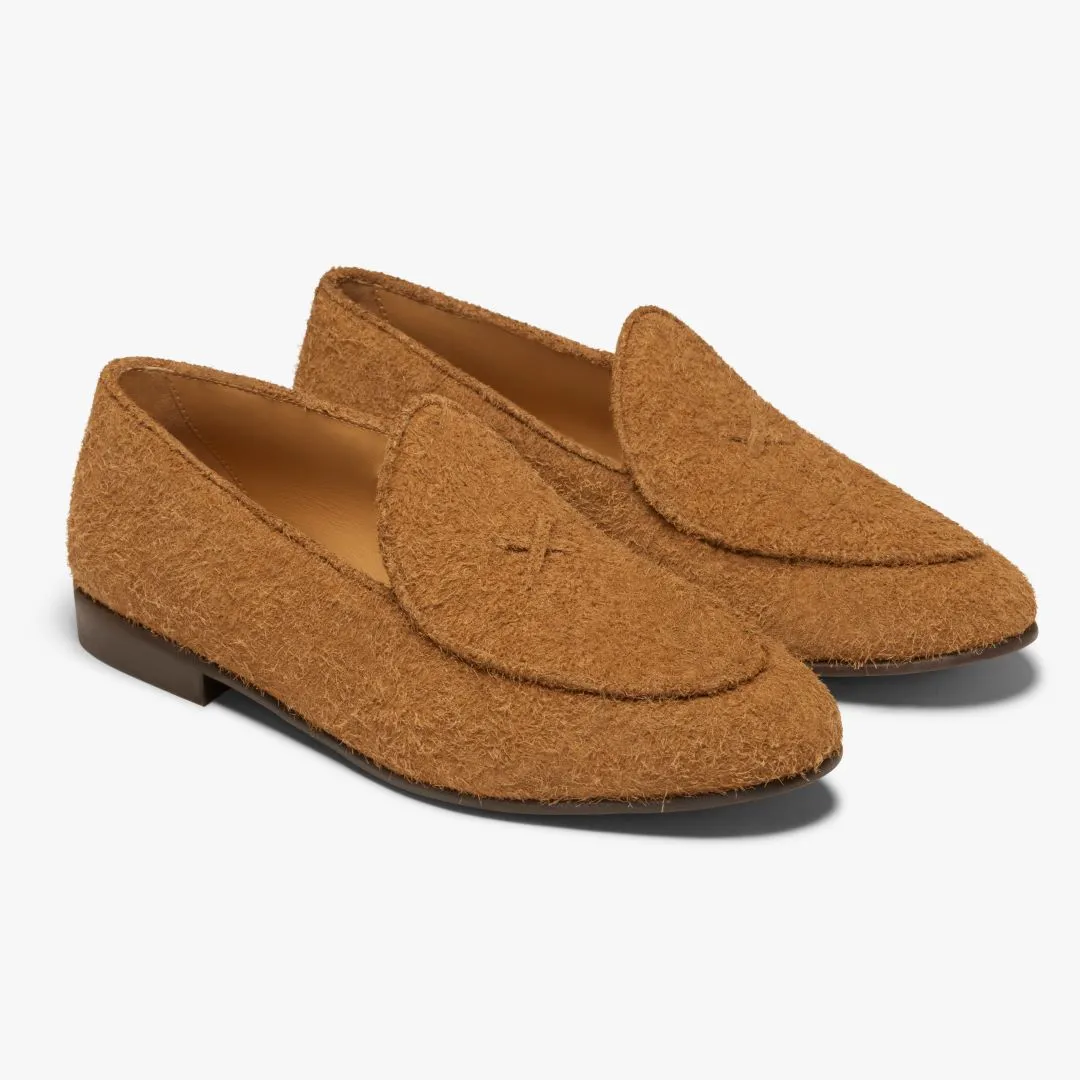 Men's Teddy Textured Suede Milano Loafer From Del Toro Shoes