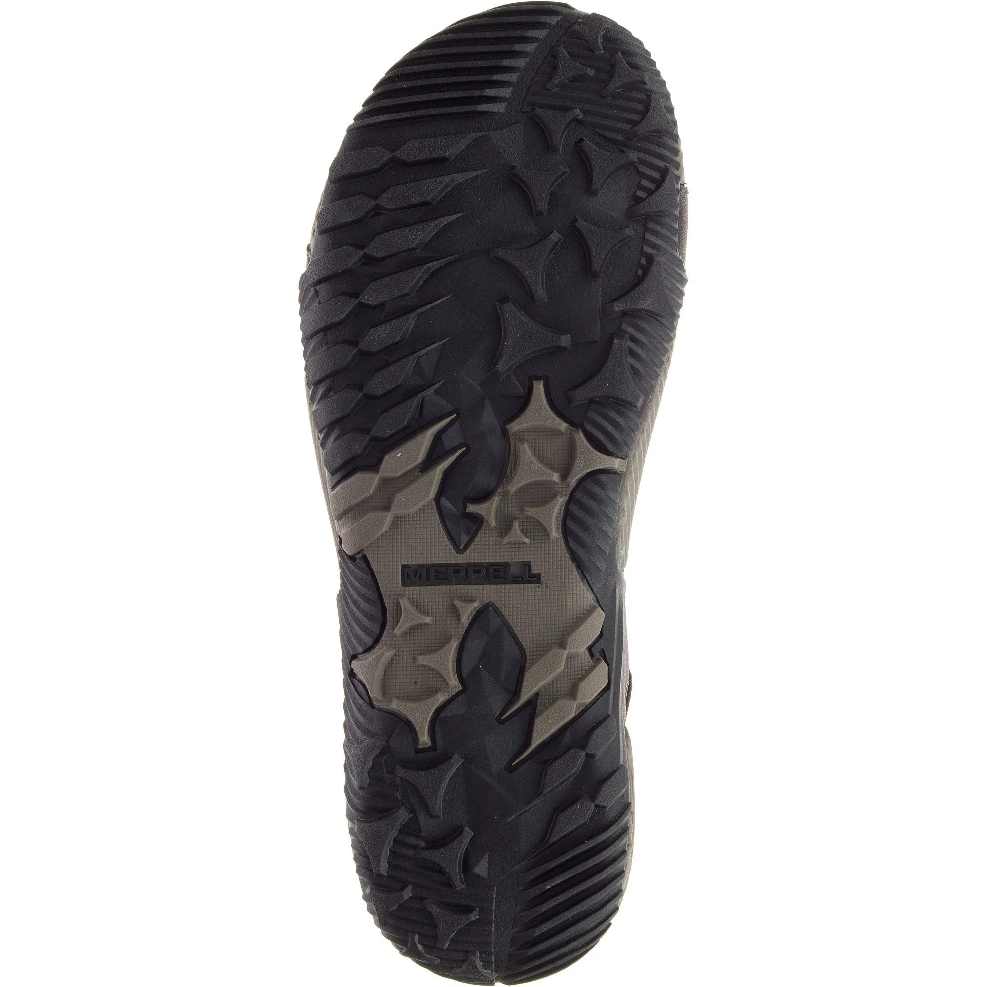 Merrell Mens Terrant Backstrap Leather Brown Sandal
