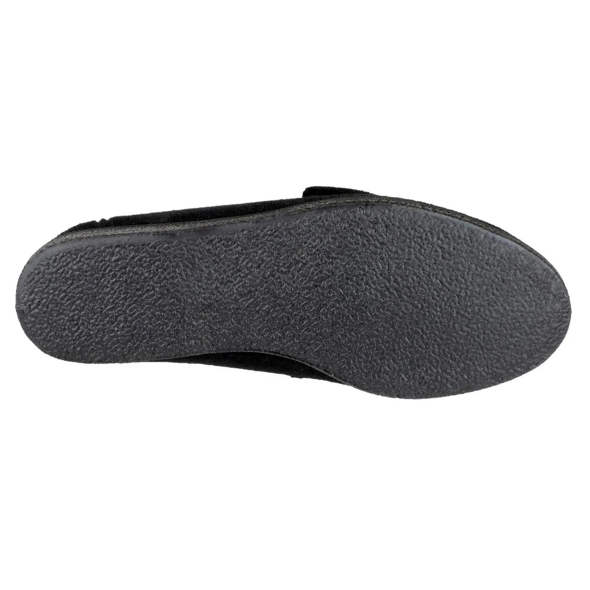 Mirak Andrea Touch Fastening Slipper Black