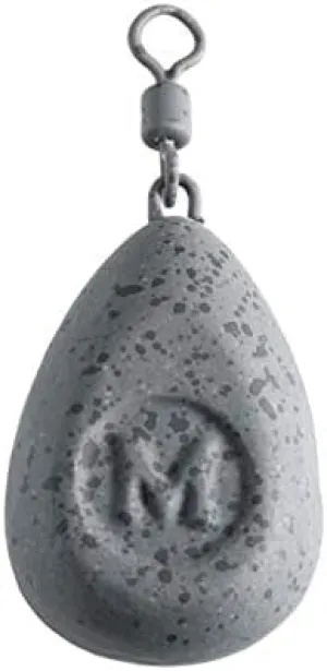 Mivardi Reed Stealth for Carp, Lead Stealth - Flat Pear 3.00 oz, 3.00, 85, M-CLSFP300, M-CLSFP300