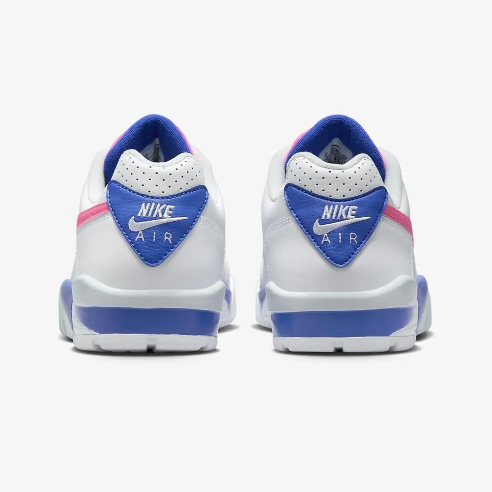Nike Air Cross Trainer 3 Low Men's Shoes (FN6887-100, White/Racer Blue/Flat Silver/Hyper Pink)