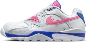 Nike Air Cross Trainer 3 Low Men's Shoes (FN6887-100, White/Racer Blue/Flat Silver/Hyper Pink)