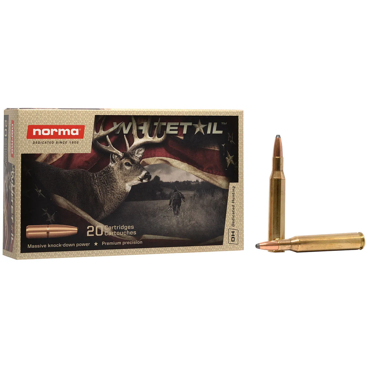 NORMA 243 Win 100gr Whitetail SP 20 Pack