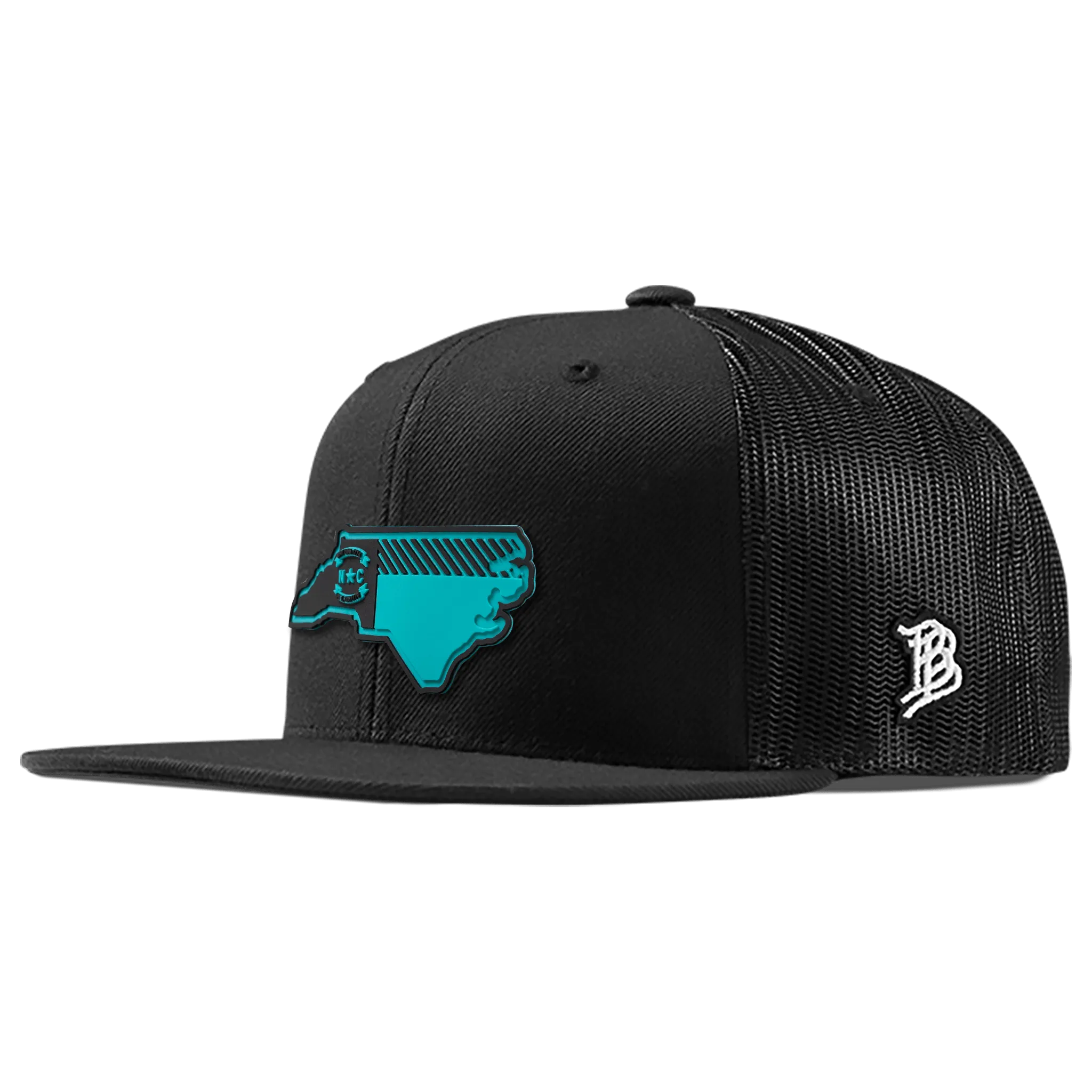 North Carolina Turquoise Flat Trucker