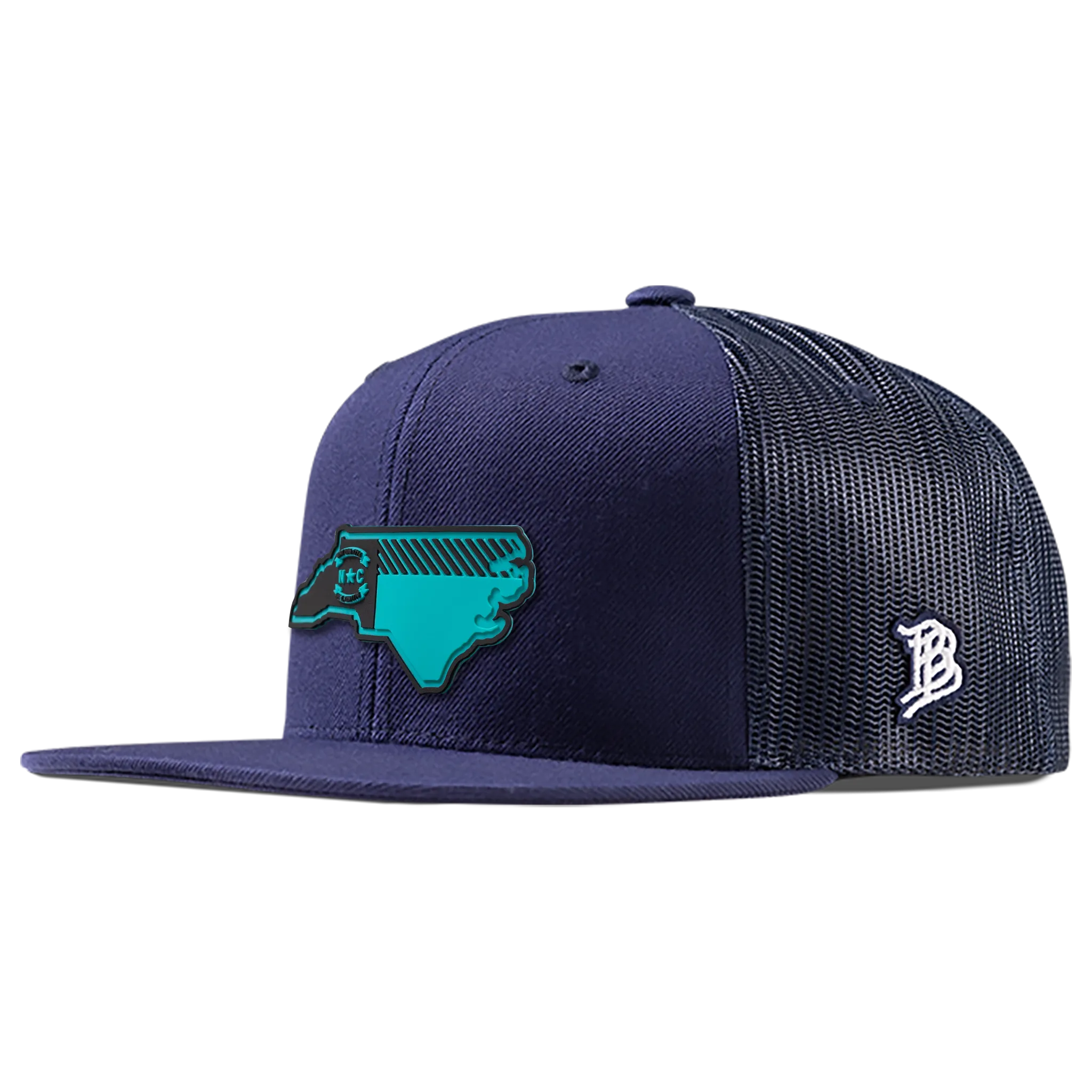 North Carolina Turquoise Flat Trucker