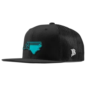 North Carolina Turquoise Flat Trucker