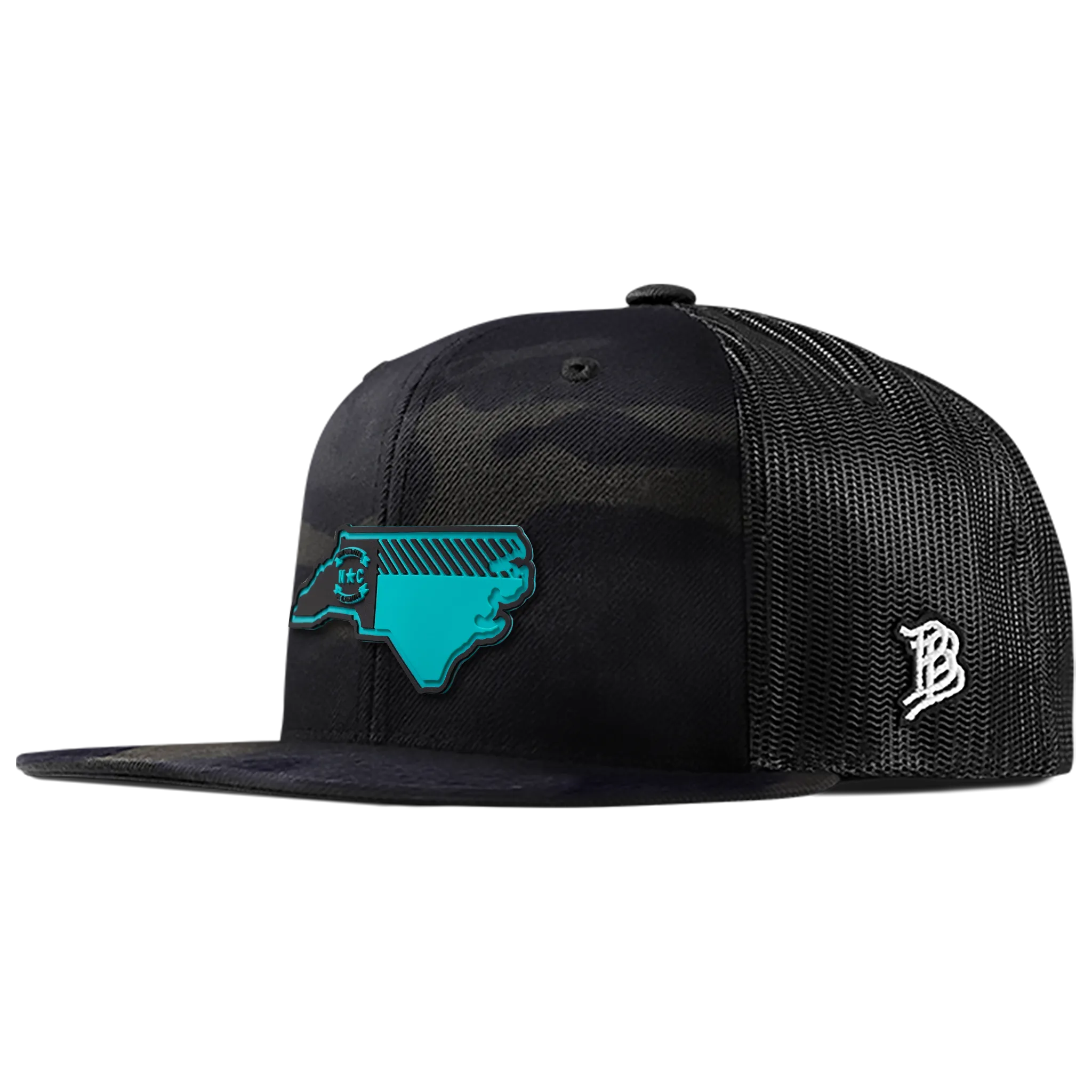 North Carolina Turquoise Flat Trucker