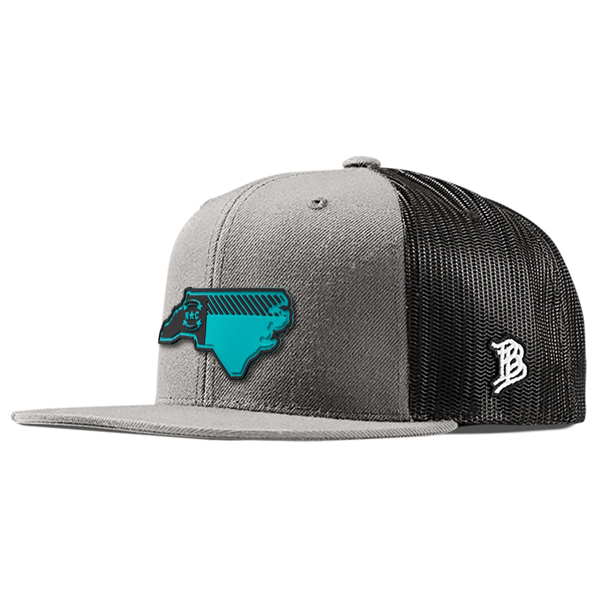 North Carolina Turquoise Flat Trucker