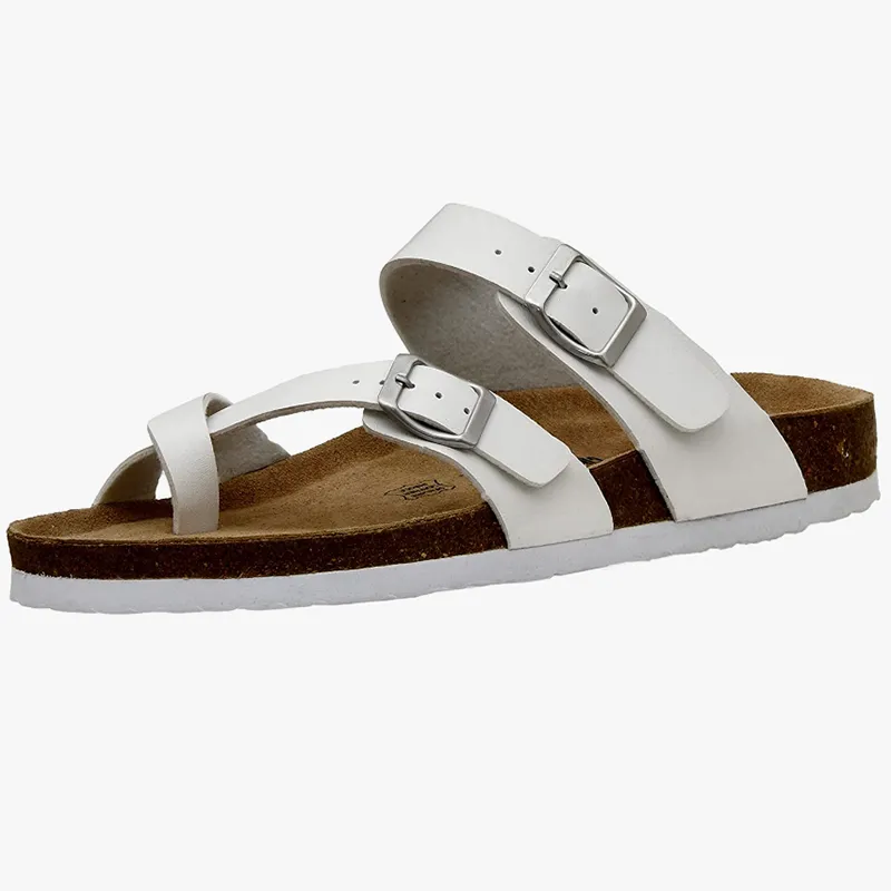 OCW Women Orthopedic Sandal Arch Support Breathable Comfortable Anti Slip Cork Buckle Strap Sandal