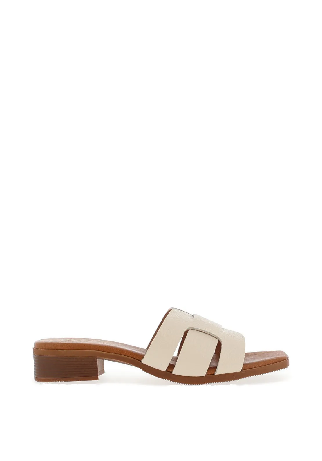 Oh My Sandals Woven Mule Sandals, Ice
