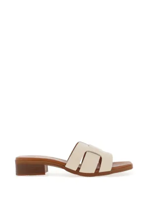 Oh My Sandals Woven Mule Sandals, Ice