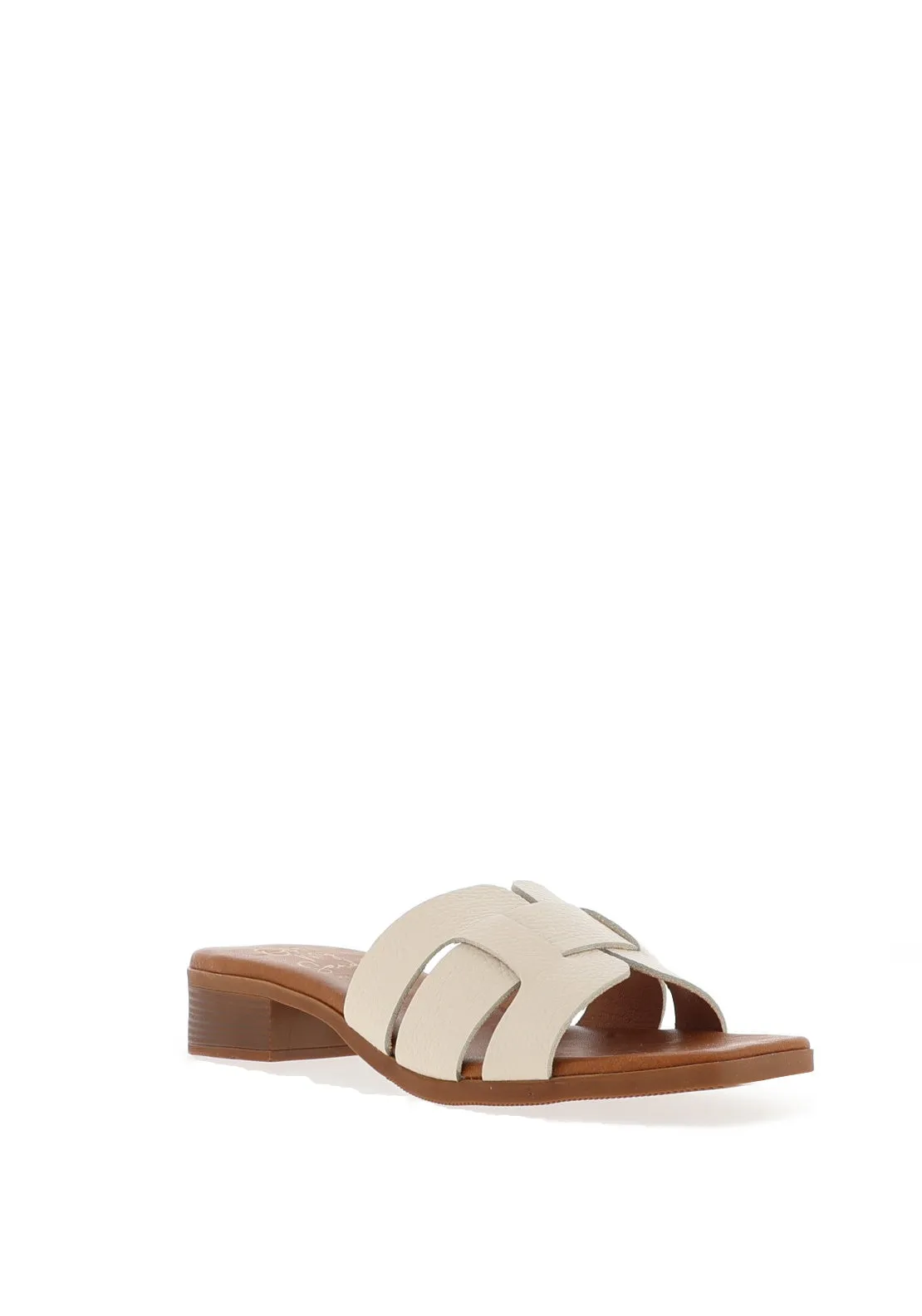 Oh My Sandals Woven Mule Sandals, Ice
