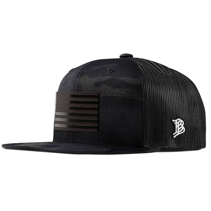 Old Glory Midnight Flat Trucker