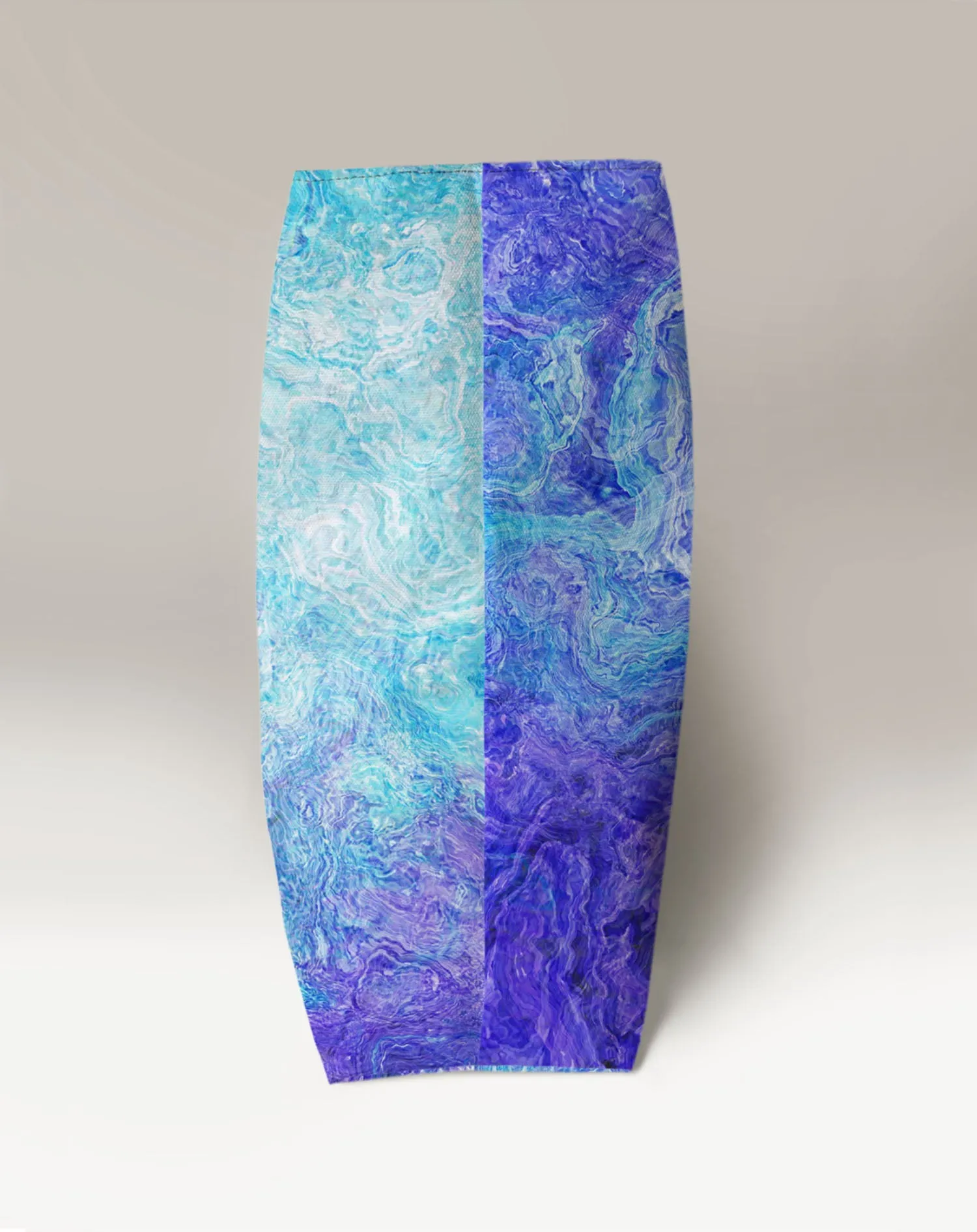 Oversized Tote, Blue Movement
