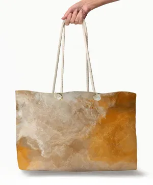 Oversized Tote, Evening Gold