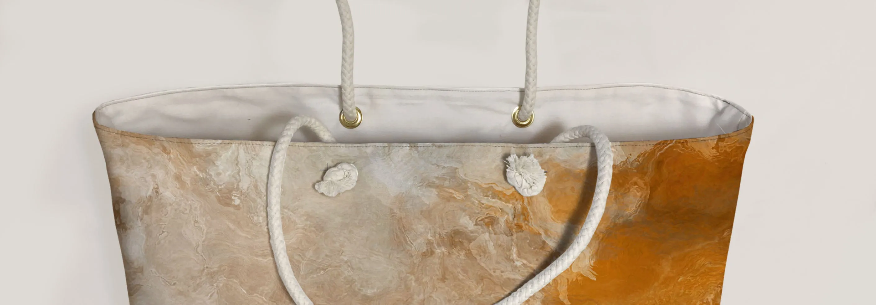 Oversized Tote, Evening Gold