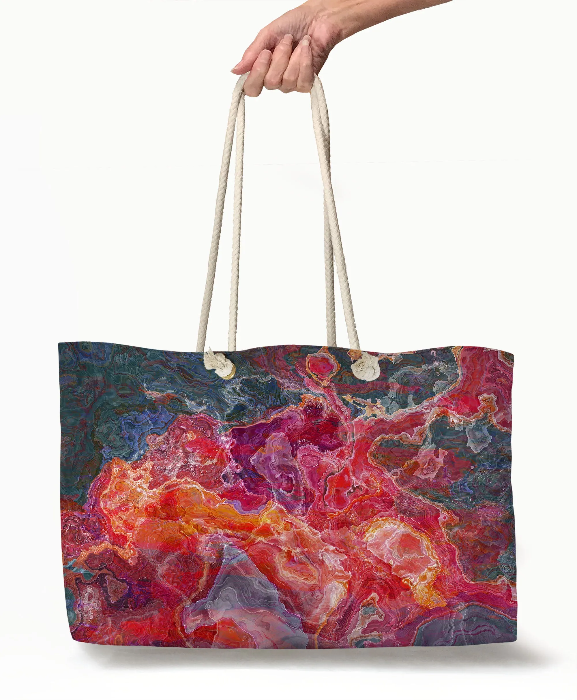 Oversized Tote, Fruit Splash