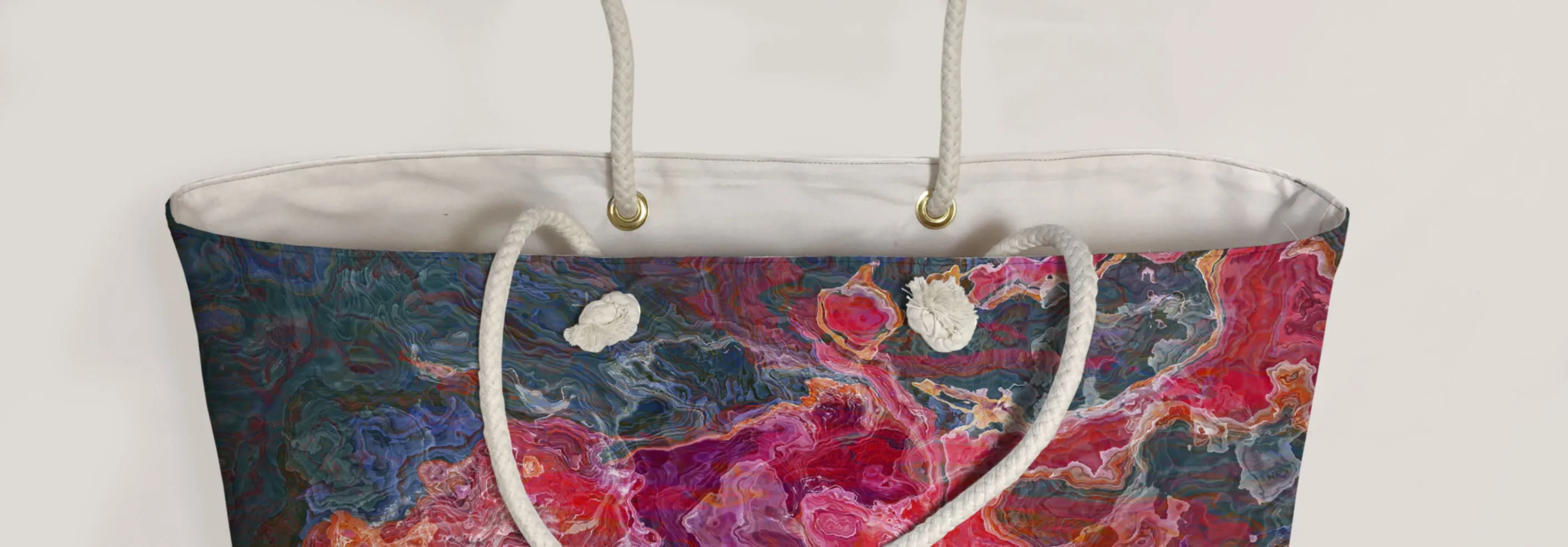 Oversized Tote, Fruit Splash