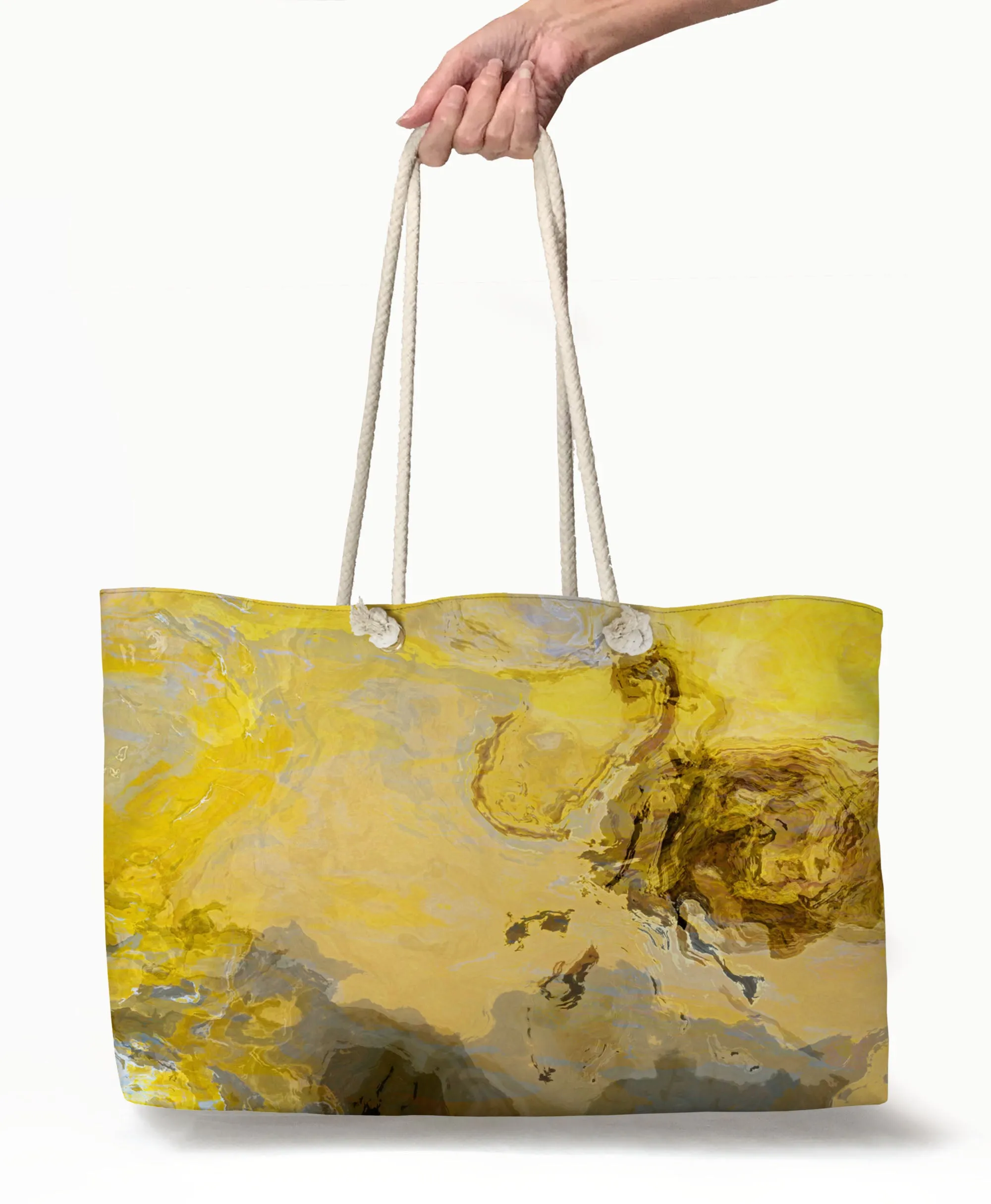 Oversized Tote, Mellow Yellow