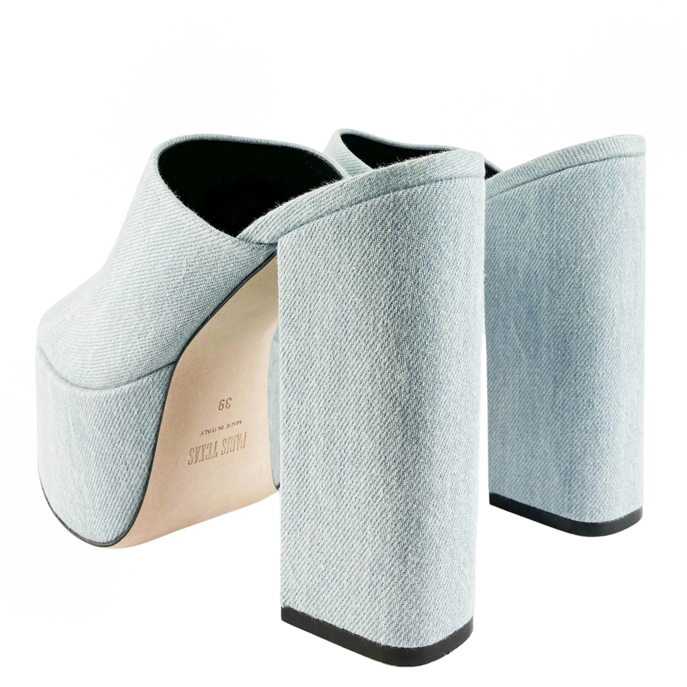 Paris Texas Sasha Mule in Denim