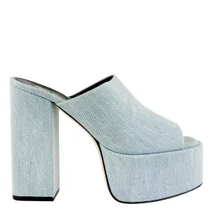 Paris Texas Sasha Mule in Denim