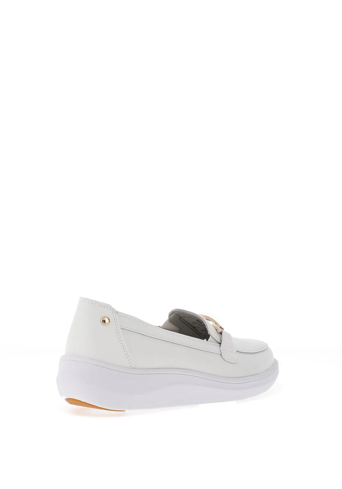 Patrizio Como Vinchio Leather Loafer, White