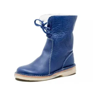 Pearl - Casual Ankle High Flat Boots - Non-Slip & Flexible