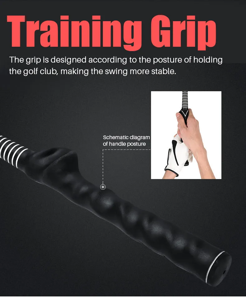 PGM HGB002 golf swing practice stick training aid rubber head golf swing bar