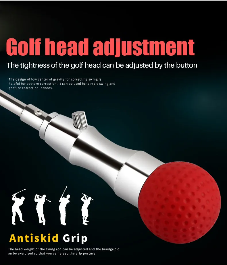 PGM HGB002 golf swing practice stick training aid rubber head golf swing bar